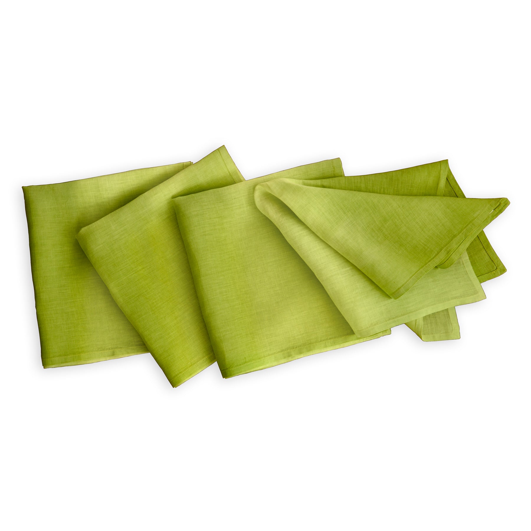 Pistachio Linen Dinner Napkins Set/4