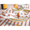 Red & White Capri Stripe