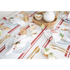 Red and White French Stripe