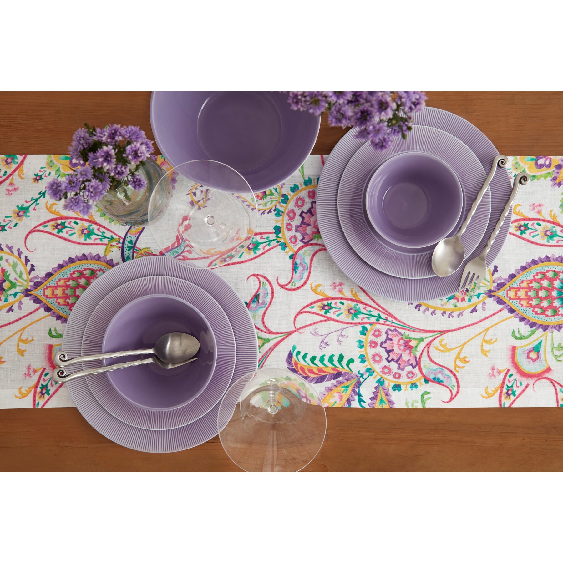Royal Paisley - White