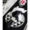 Black/Silver Shimmer Border