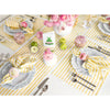 Primrose Yellow and White Amalfi Stripe