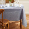 Navy and White Narrow Stripe