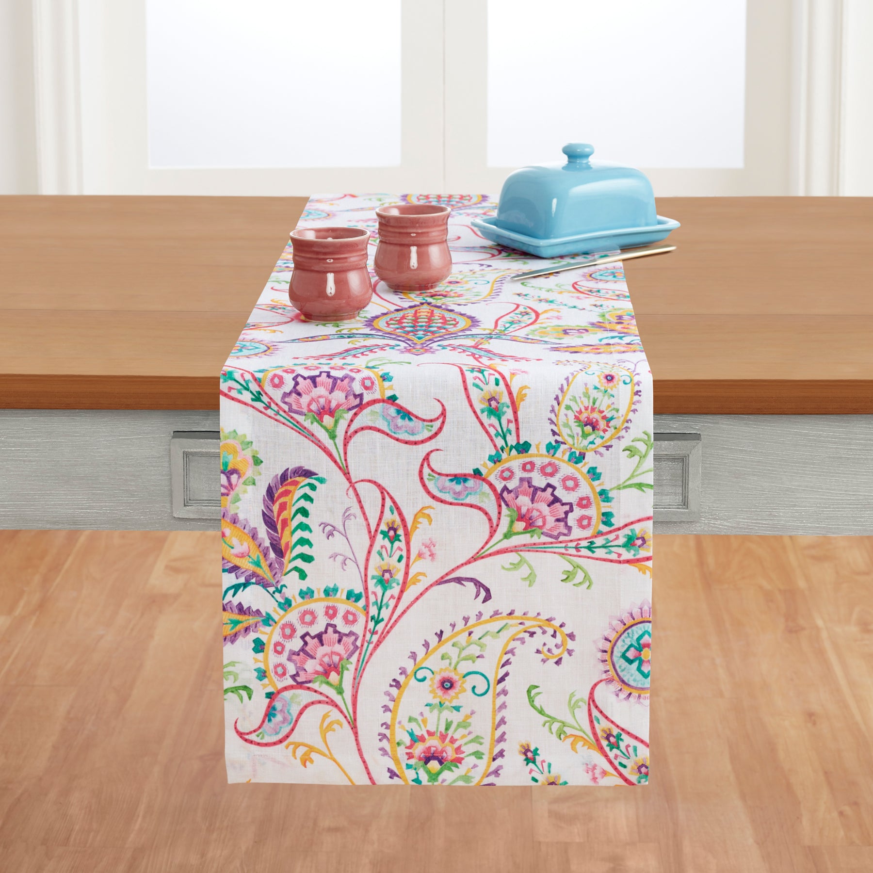 Royal Paisley - White