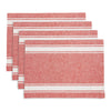 Red and White Farmhouse Stripe
