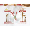 Red and White French Stripe