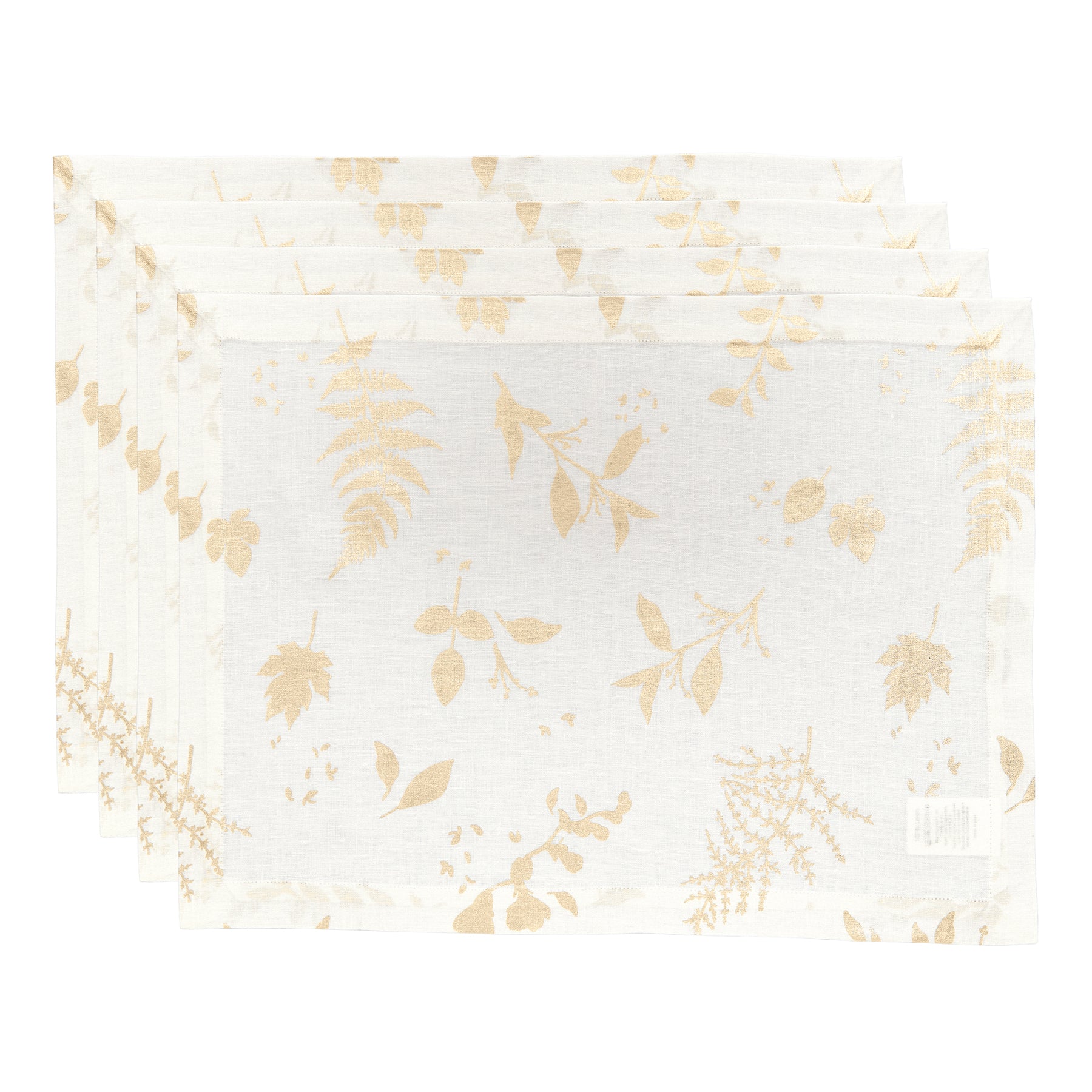 Metallic Gold Leaves