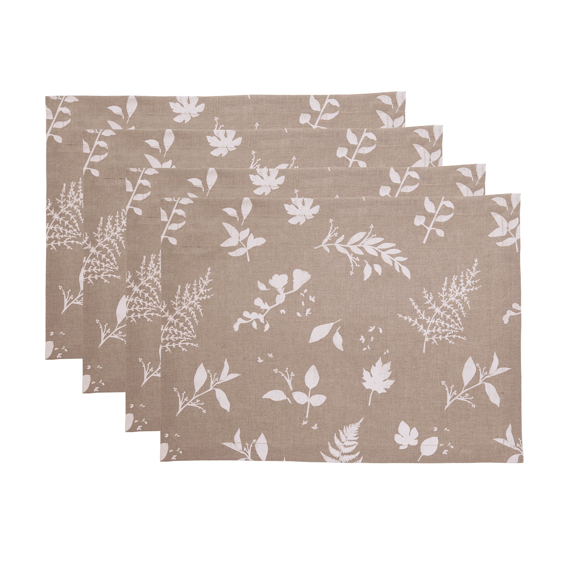 Natural & White Leaves