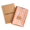 Sunny Orange Gingham