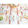 Red and White French Stripe