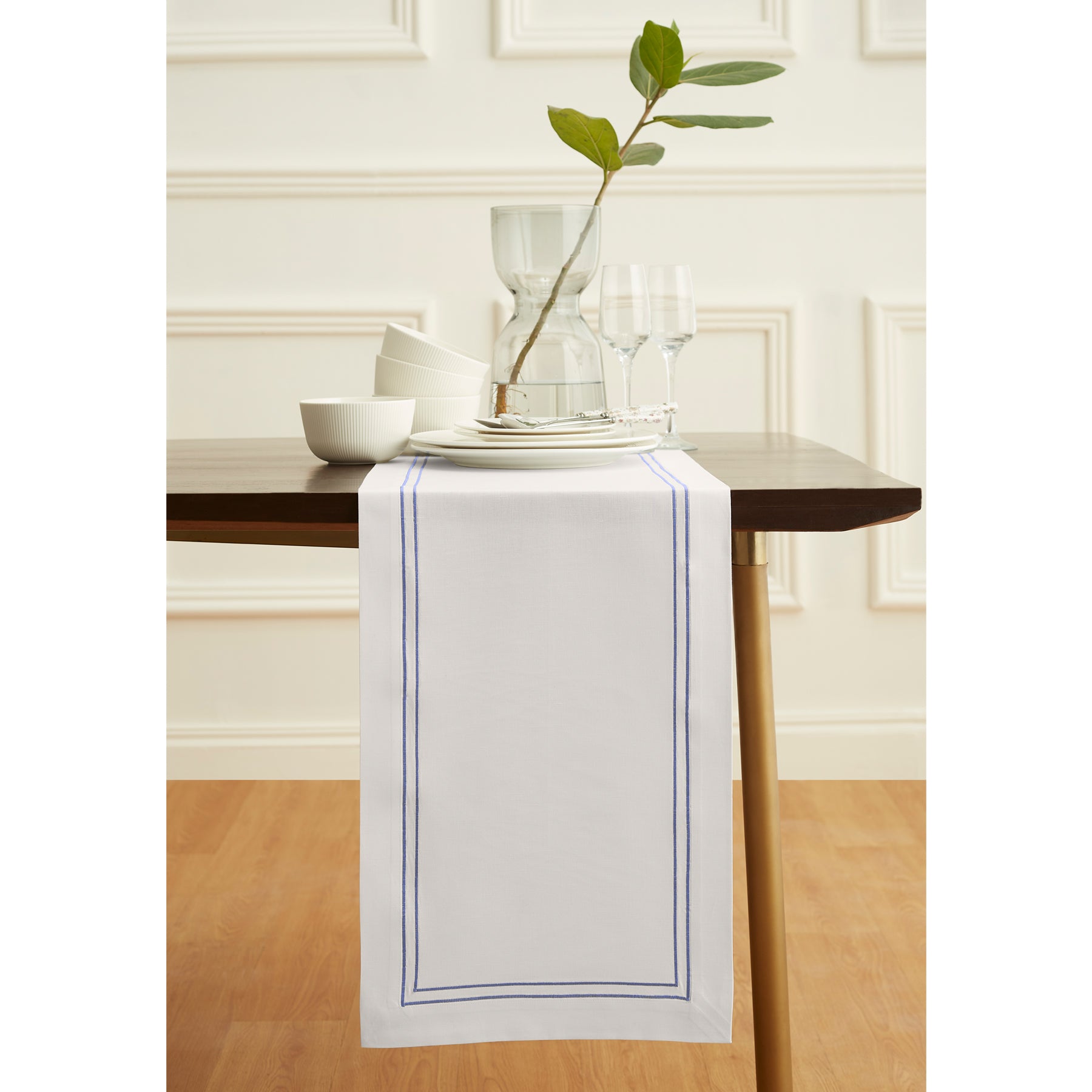 White and Provence Blue Positano