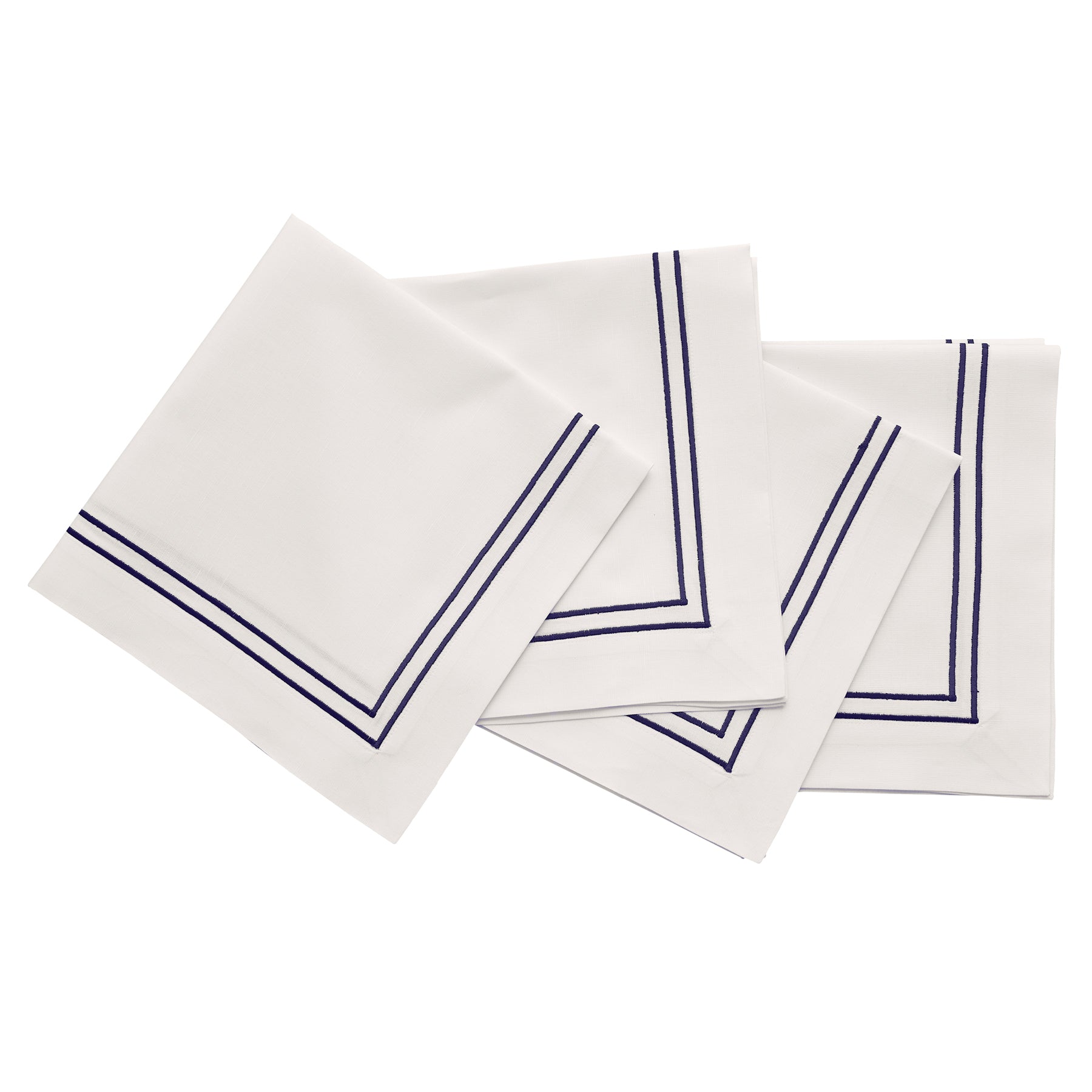 White and Navy Positano