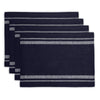 White and Navy French Stripe