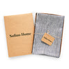 Navy and White Narrow Stripe