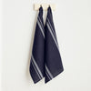 Load image into Gallery viewer, White and Navy French Stripe