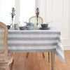 Grey and White Cabana Stripe