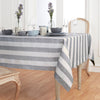 Grey and White Cabana Stripe