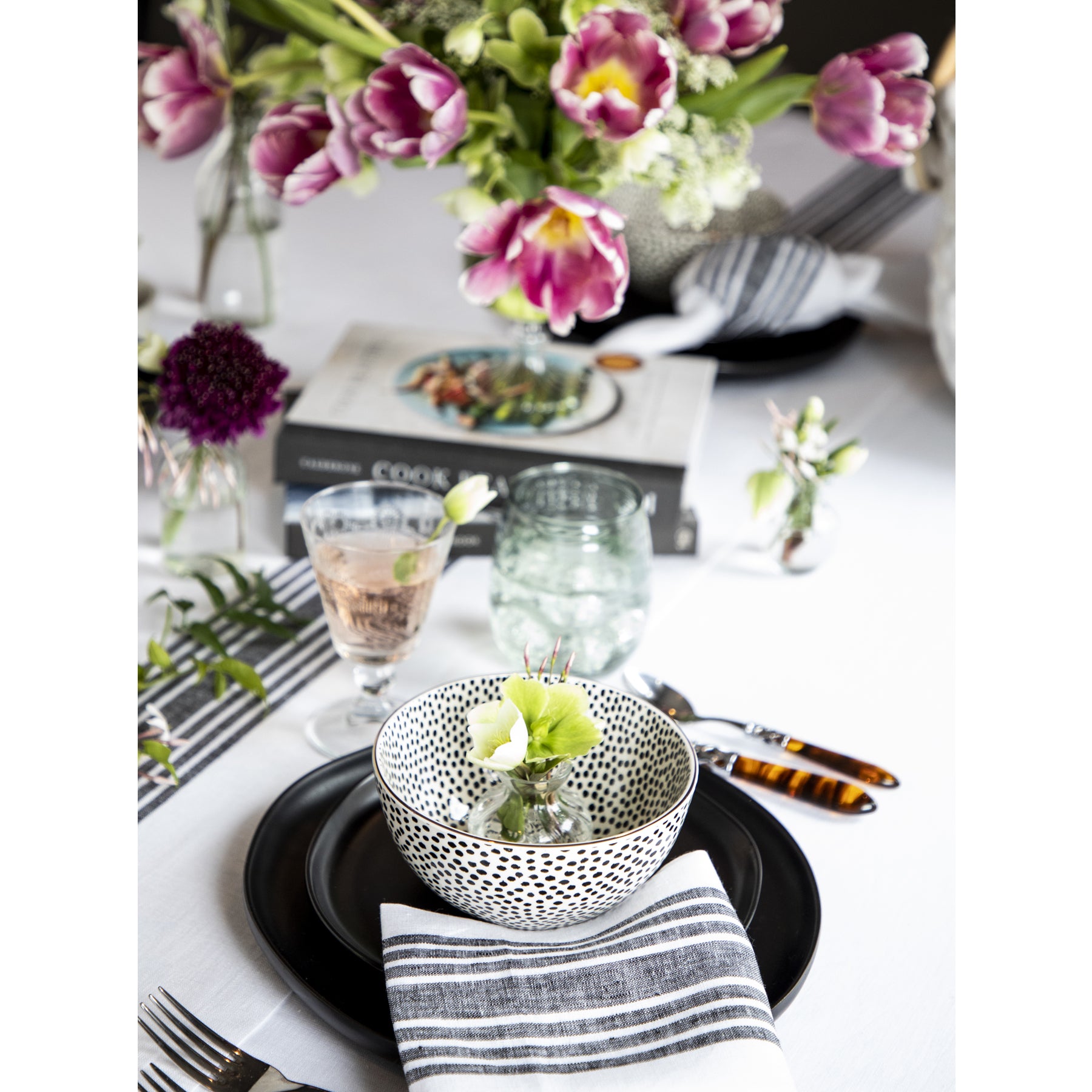 Black and White Farmhouse