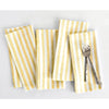 Primrose Yellow and White Amalfi Stripe
