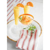 Red & White Capri Stripe