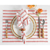 Red & White Capri Stripe