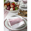 Burgundy and White Farmhouse