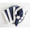 Navy/Silver Shimmer Border
