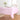Cherry Blossom & White | Amalfi Stripe Cherry Blossom & White Tablecloth Textured Linen Tablecloth Styled With Dinnerware And Candles