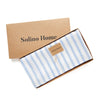 Sky Blue & White Capri Stripe