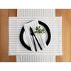 Natural and White Amalfi Stripe