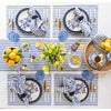 Navy and White Amalfi Stripe