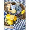 Navy and White Amalfi Stripe
