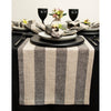 Black and Natural Cabana Stripe