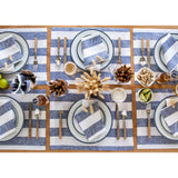 Navy & White