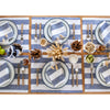 Navy and White Cabana Stripe