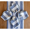 Navy and White Cabana Stripe