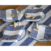 Navy and White Cabana Stripe