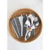 Load image into Gallery viewer, Black and White Cabana Stripe