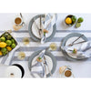 Grey and White Cabana Stripe