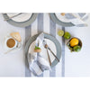 Grey and White Cabana Stripe