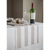 Natural and White Cabana Stripe