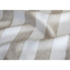 Natural and White Cabana Stripe