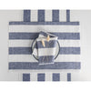 Navy and White Cabana Stripe