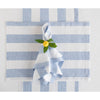 Sky Blue and White Cabana Stripe