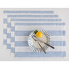 Sky Blue and White Cabana Stripe