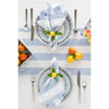 Sky Blue and White Cabana Stripe