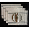 Black and Natural French Stripe