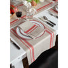 Red and Natural French Stripe