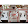 Red and Natural French Stripe