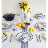 Navy & White